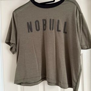 No bull cropped tee